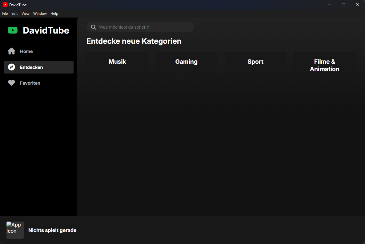 Kategorien-Ansicht